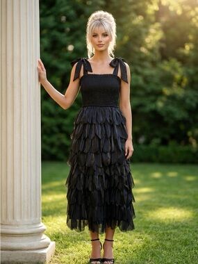 Just Me | Dresses | Just Me Black Lace Dress Small | Poshmark